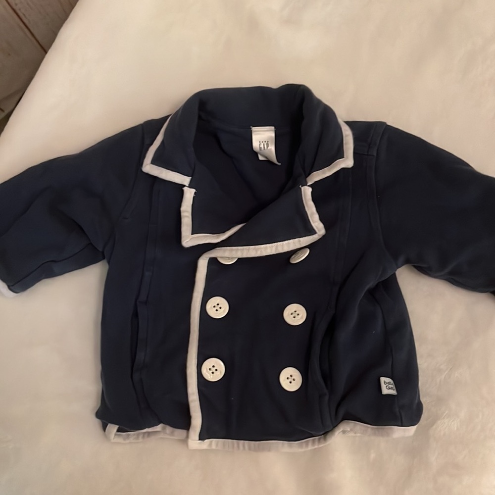 Newborn baby boys peacoat